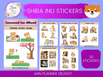 Shiba Inu Stickers