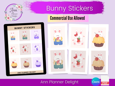 Bunny Stickers